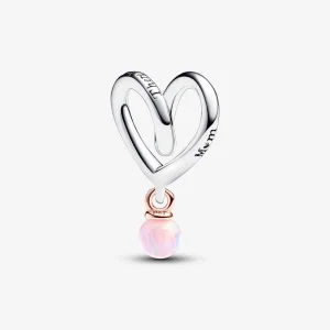 (image for) Pandora Two-tone Wrapped Heart Charm - 783242C01