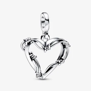 (image for) Pandora Wire Heart Medallion Charm - 792526C00