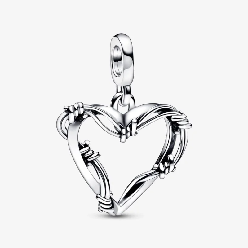 (image for) Pandora Wire Heart Medallion Charm - 792526C00 - Product Image