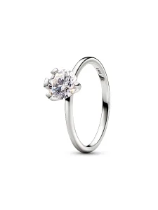 (image for) PANDORA Nova York 14k White Gold Diamond Ring 152895C01