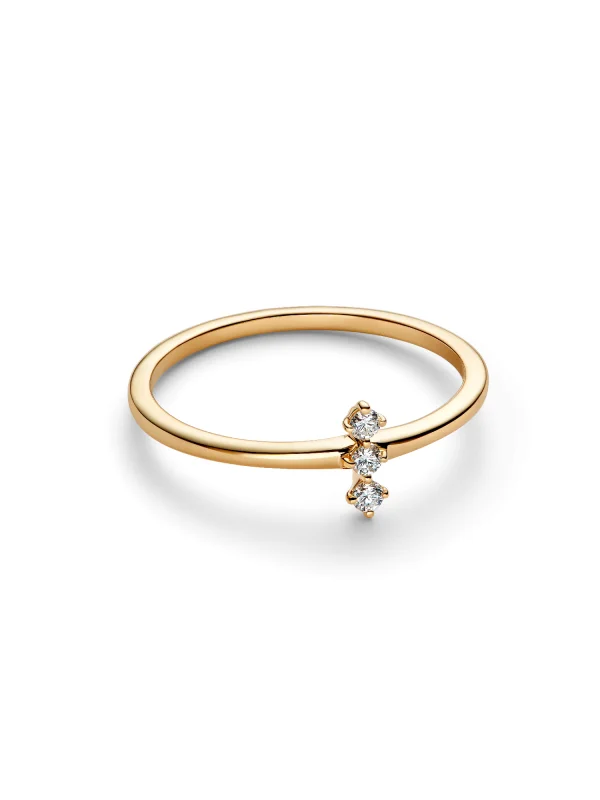 (image for) Pandora Era Lab-Grown Diamond Trio Ring - 153724C01 - View 4