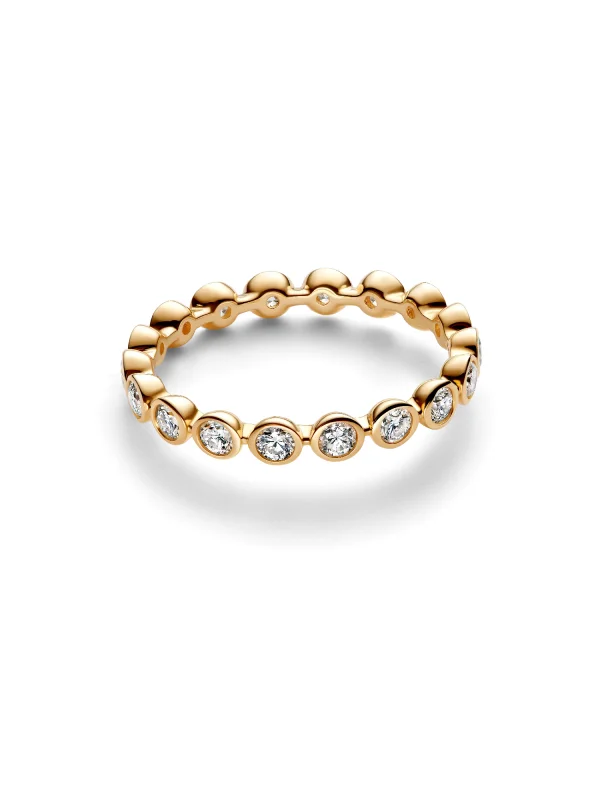 (image for) Pandora Era Bezel Lab-Grown Diamond Eternity Ring - 153728C01 - View 4