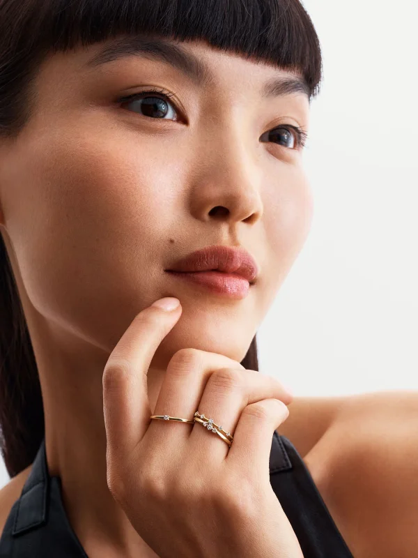 (image for) Pandora Era Lab-Grown Diamond Station Ring - 153735C01 - View 5