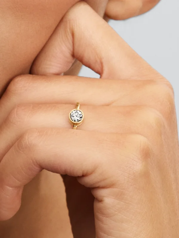 (image for) Pandora Era Bezel Lab-Grown Diamond Ring - 153838C01 - View 2
