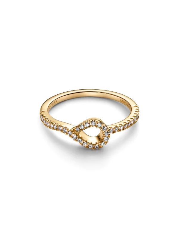 (image for) Pandora Infinite Lab-grown Diamond Pavé Ring - 154158C01 - View 3