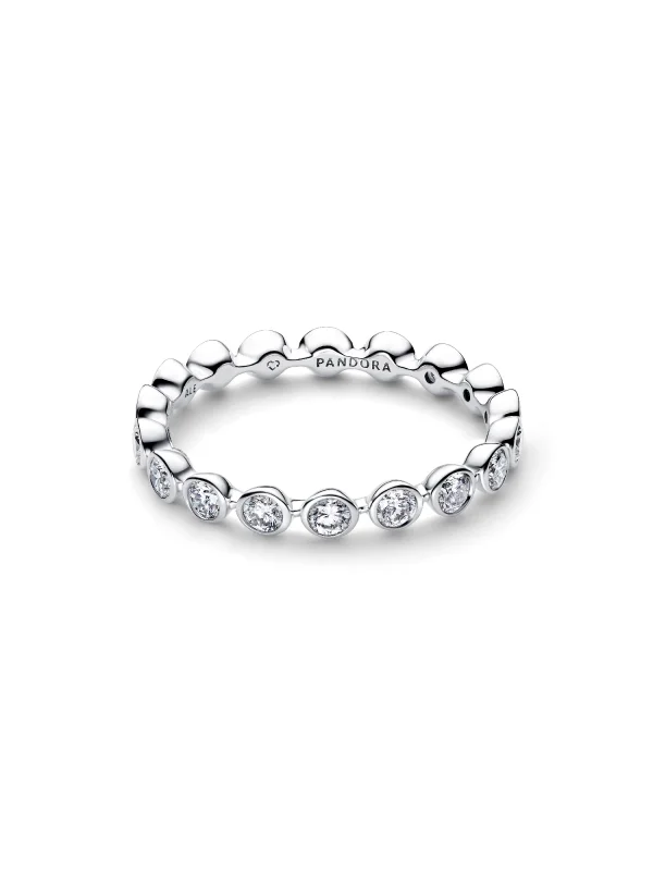 (image for) Pandora Era Lab-Grown Diamonds 14k White Gold Eternity Ring - 154314C01 - View 3