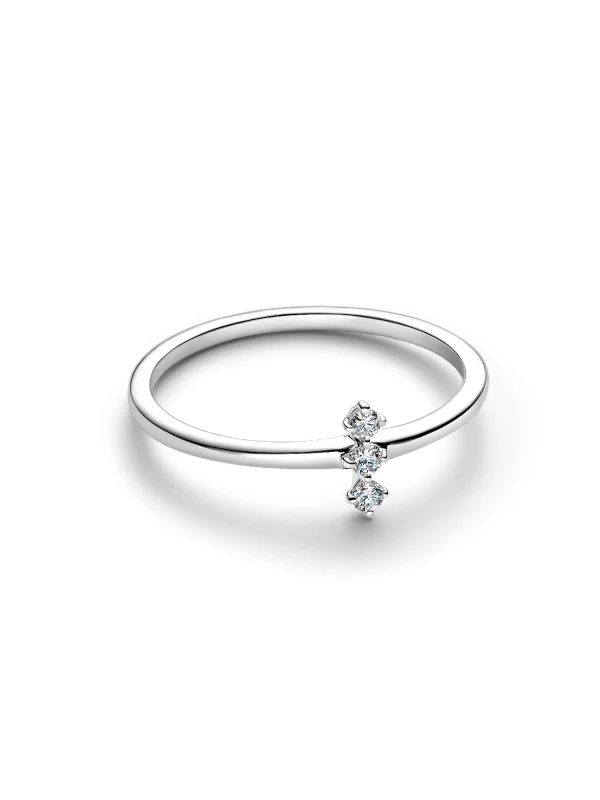 (image for) Pandora Era Lab Grown Diamond Trio Ring - 154446C01 - View 3