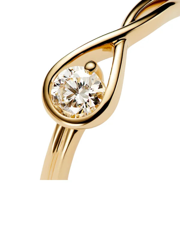 (image for) Pandora Infinite 14k Gold Lab-grown Diamond Ring - 159443C01 - View 3