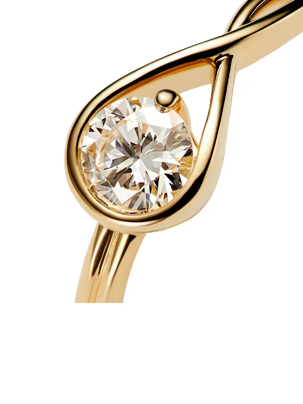 (image for) Pandora Infinite 14k Gold Lab-grown Diamond Ring - 159446C01 - View 4
