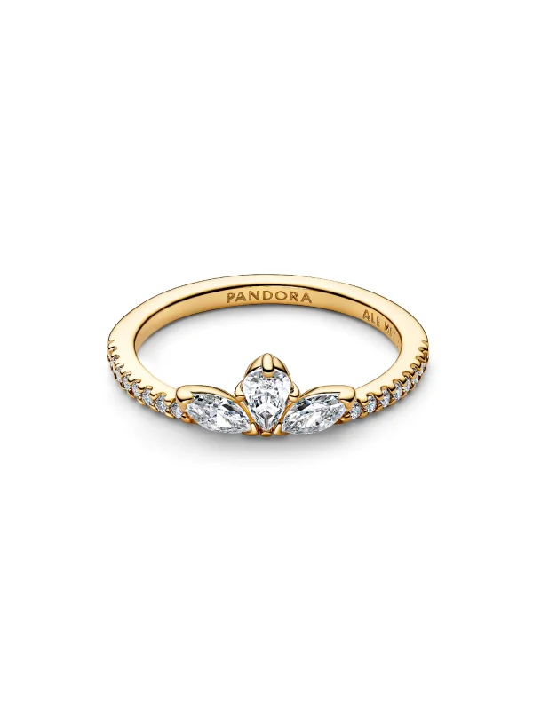 (image for) Pandora Sparkling Herbarium Cluster Ring - 162392C01 - View 4