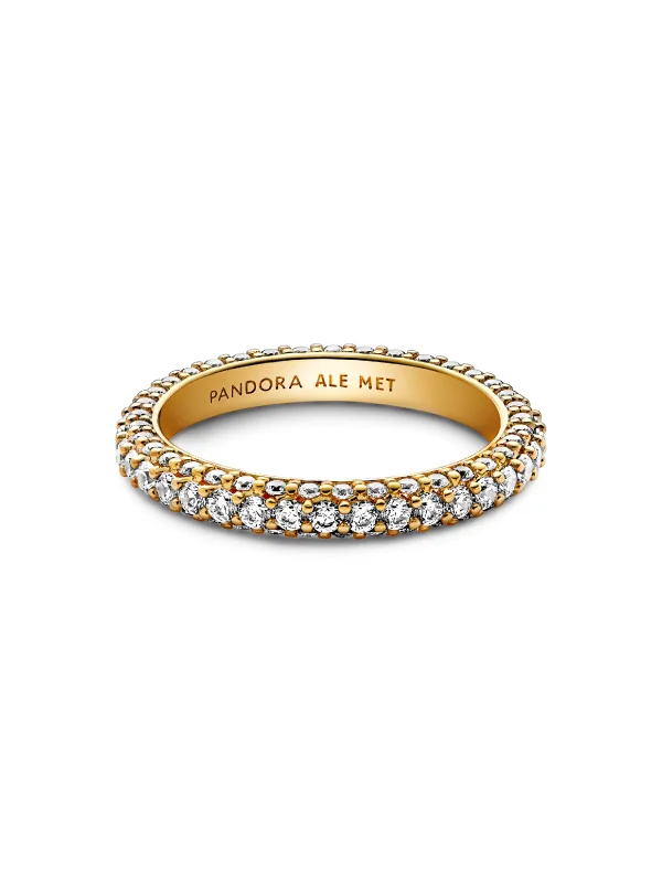 (image for) PANDORA Timeless Ring 162627C01 | 14k Gold Plating - View 5