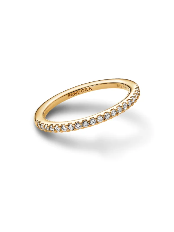 (image for) Pandora Sparkling Band Ring - 162999C01 - View 3