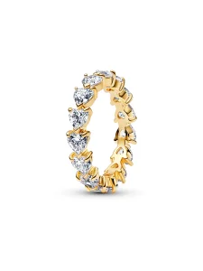 (image for) Pandora Band of Clear Hearts Ring - 163103C01