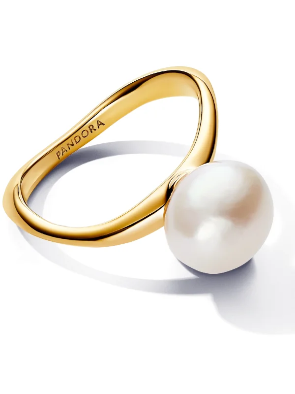 (image for) Pandora Baroque Treated Freshwater Cultured Pearl Ring - 163293C01 - View 4