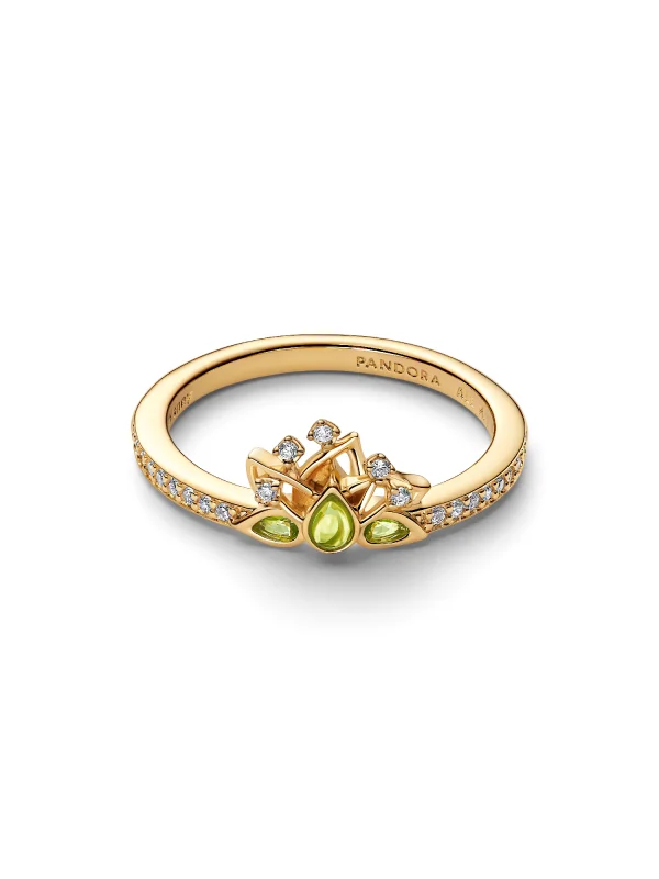 (image for) Pandora Disney Princess Tiana Tiara Ring - 163653C01 - View 4