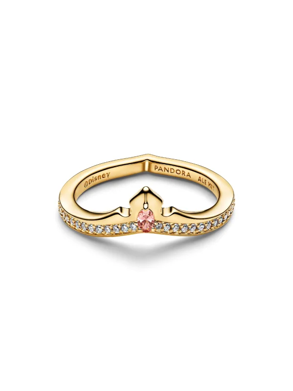 (image for) PANDORA Aurora Ring 164334C01 | Disney Tiara Ring - View 3