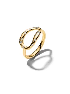 (image for) Pandora Organically Shaped Stone-Set Statement Ring - 164676C01