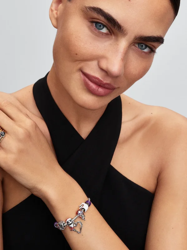 (image for) Pandora Disney The Nightmare Before Christmas Sally Purple Heart Ring - 164734C0 - View 4