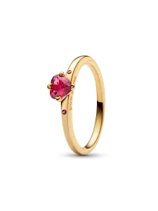 (image for) Pandora Sparkling Red Heart Ring - 166574C01