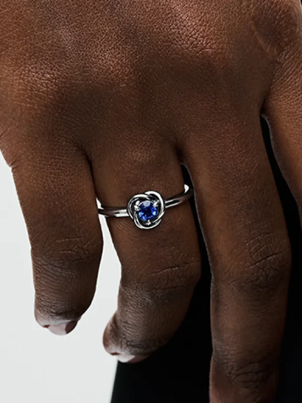 (image for) PANDORA September Birthstone Ring PANDORA 192993C09 - View 2
