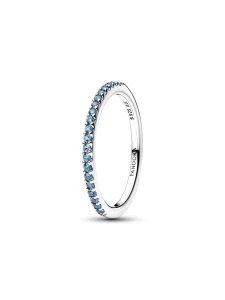 (image for) PANDORA Aquamarine Ring 192999C03 Sterling Silver Band
