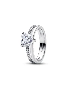 (image for) Pandora Double Band Heart Ring - 193100C01