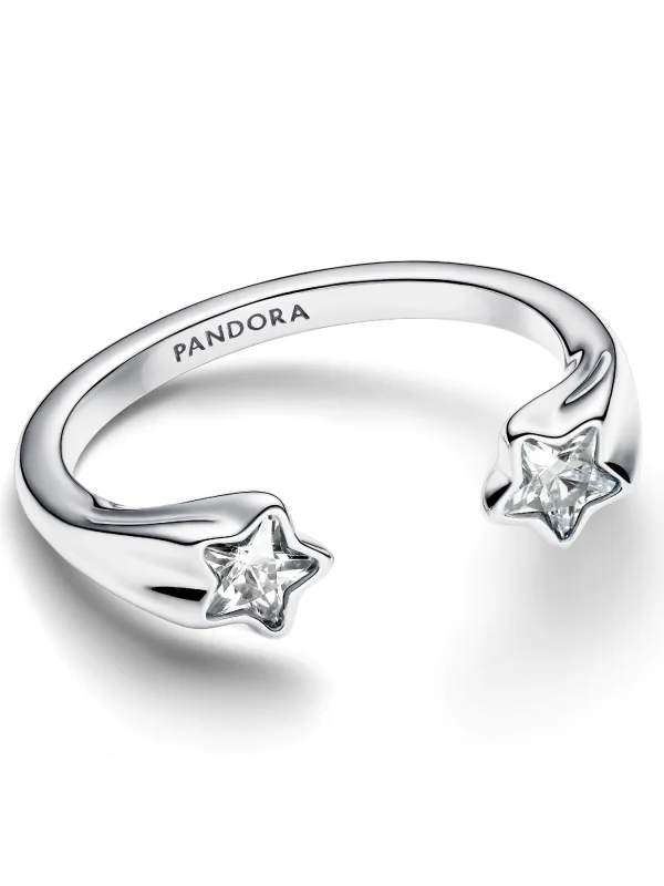 (image for) Shooting Star Ring PANDORA 193582C01 Sterling Silver - View 4