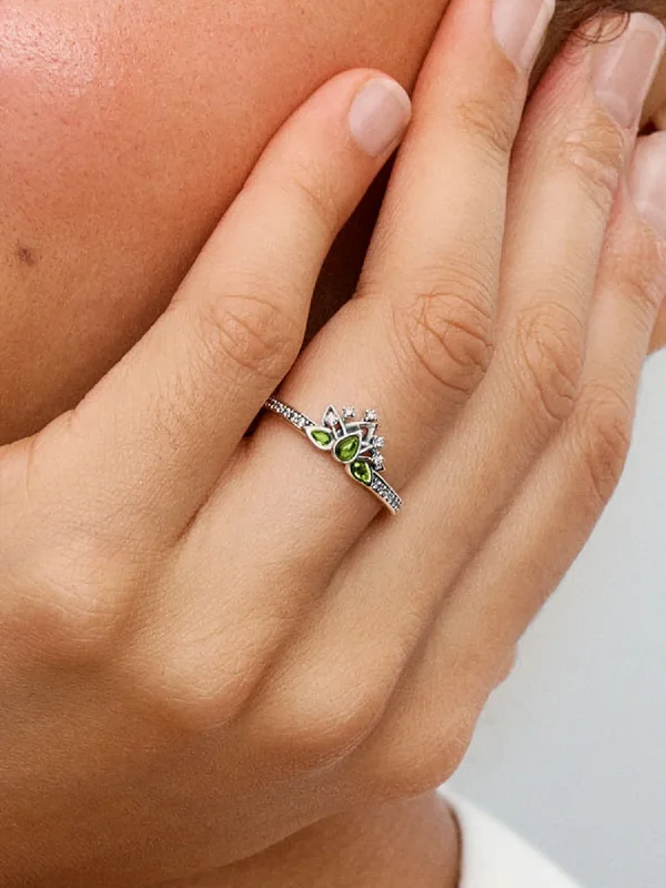 (image for) PANDORA Tiana Ring 193653C01 Sterling Silver Disney Princess - View 2