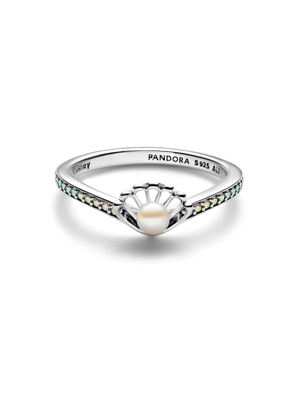 (image for) ARIEL RING PANDORA 193654C01 | Pearl & Shell Ring - View 4