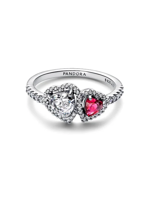 (image for) Pandora Halo Hearts Ring - 193662C01 - View 4