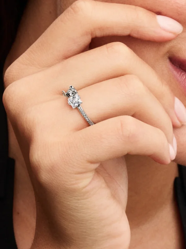 (image for) Pandora Disney Stitch & Stone Ring - 193740C01 - View 2