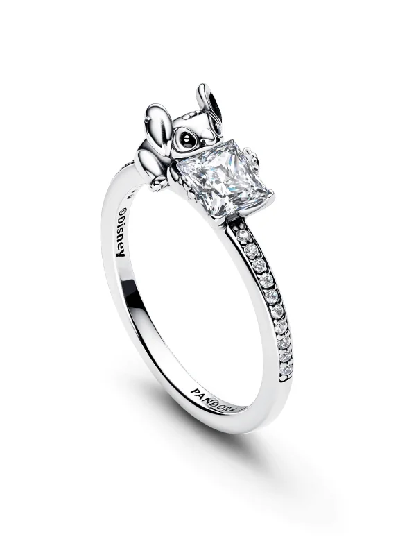 (image for) Pandora Disney Stitch & Stone Ring - 193740C01 - View 3