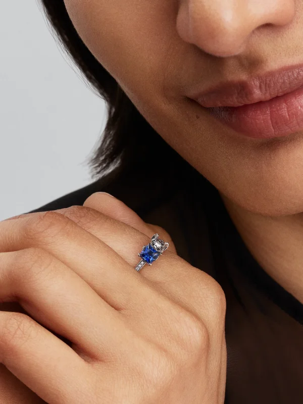 (image for) Pandora Disney Stitch & Stone Ring - 193740C02 - View 2