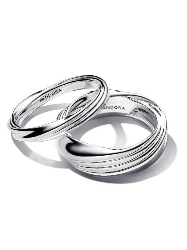 (image for) Pandora Twisted Double Ring - 193890C00 - View 4
