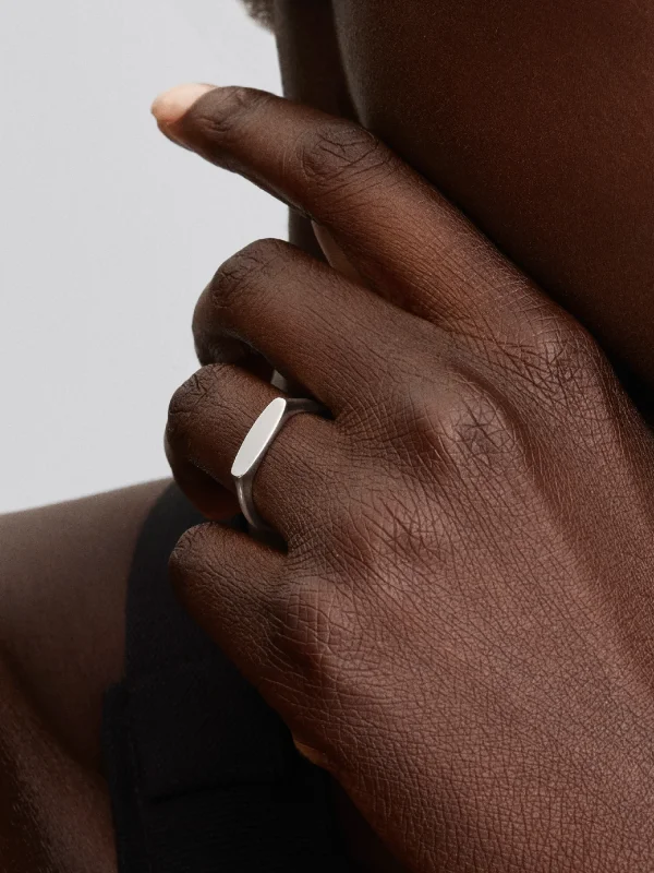 (image for) Pandora Engravable Bar Ring - 193986C00 - View 2