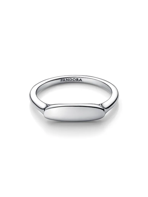 (image for) Pandora Engravable Bar Ring - 193986C00 - View 6