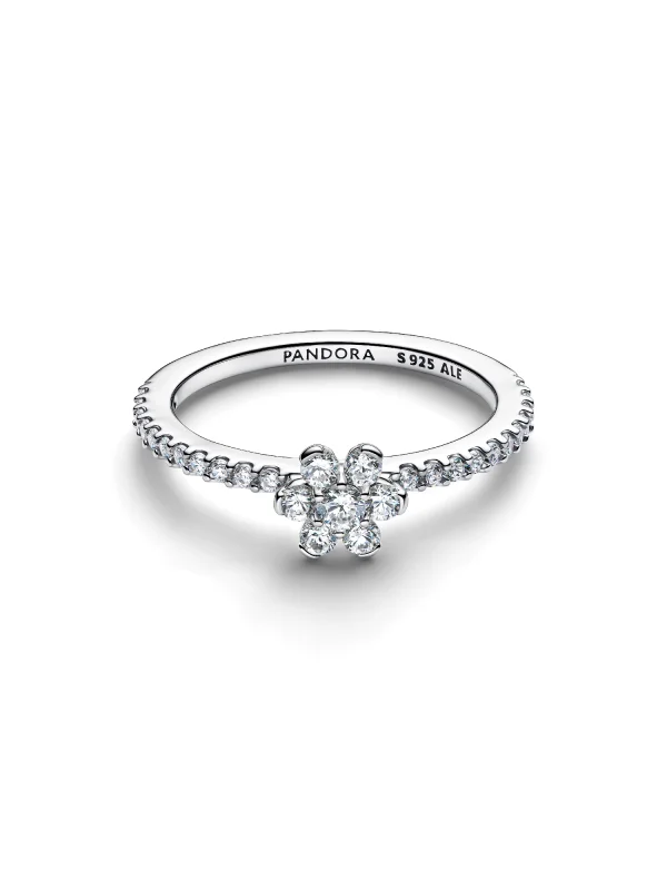 (image for) Pandora Sparkling Flower Ring - 194499C01 - View 4