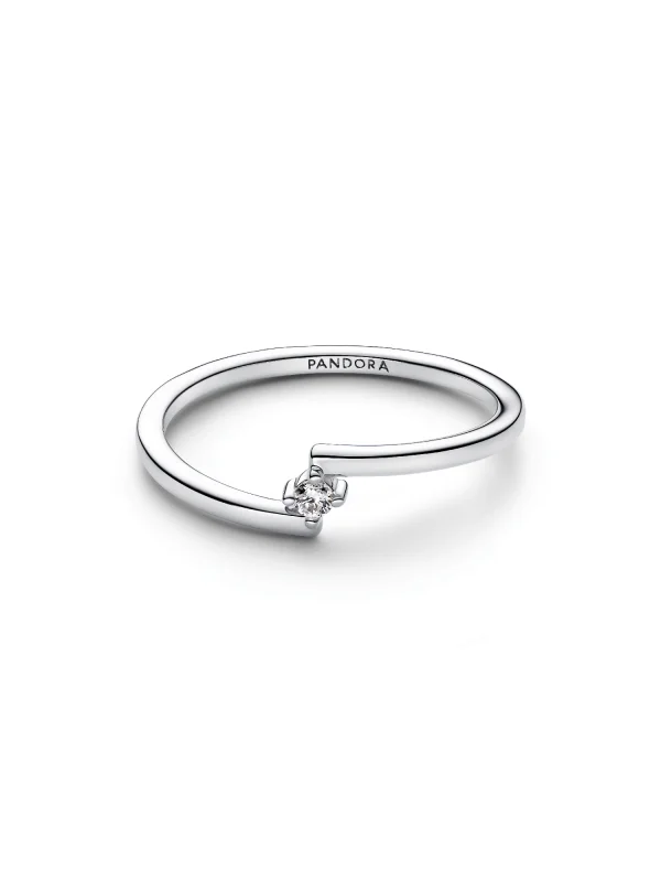 (image for) Pandora Split Solitaire Ring - 195110C01 - View 4