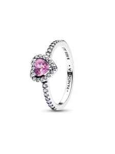 (image for) Pandora Elevated Light Purple Heart Ring - 198421C12