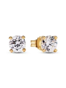 (image for) Pandora Era 14k Gold Lab-grown Diamond Earrings - 252855C01