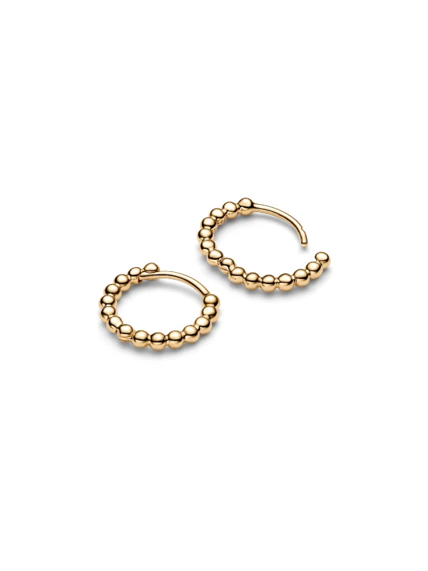 (image for) Pandora Era Bead Hoop Earrings - 254438C00 - View 3