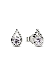(image for) Pandora Infinite 14k White Gold Lab-grown Diamond Earrings - 259459C01