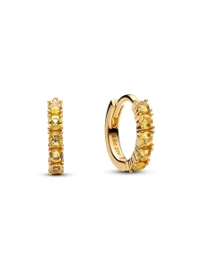 (image for) PANDORA Yellow Gold Earrings 263849C01 | 14k Gold Plated…