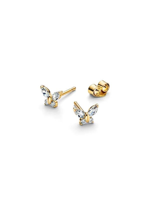 (image for) Pandora Butterfly Stud Earrings - 264264C01 - View 3