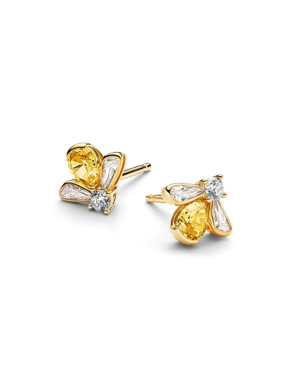 (image for) Pandora Honey Bee Stud Earrings - 264559C01 - View 4