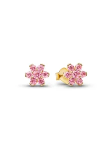 (image for) Pandora Sparkling Pink Flower Stud Earrings - 265115C01