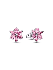 (image for) Pandora Herbarium Sparkling Pink Flower Stud Earrings - 292633C02