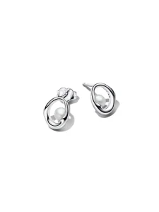 (image for) PANDORA Jewelry Earrings 293295C01 | Pearl Studs in…