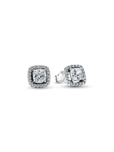 (image for) Pandora Square Halo Stud Earrings - 293551C02