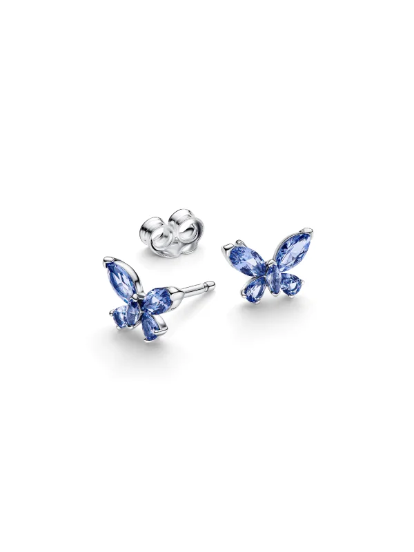 (image for) Pandora Butterfly Stud Earrings - 294230C01 - View 3